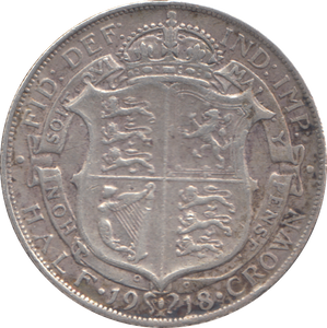 1918 HALFCROWN ( GF )