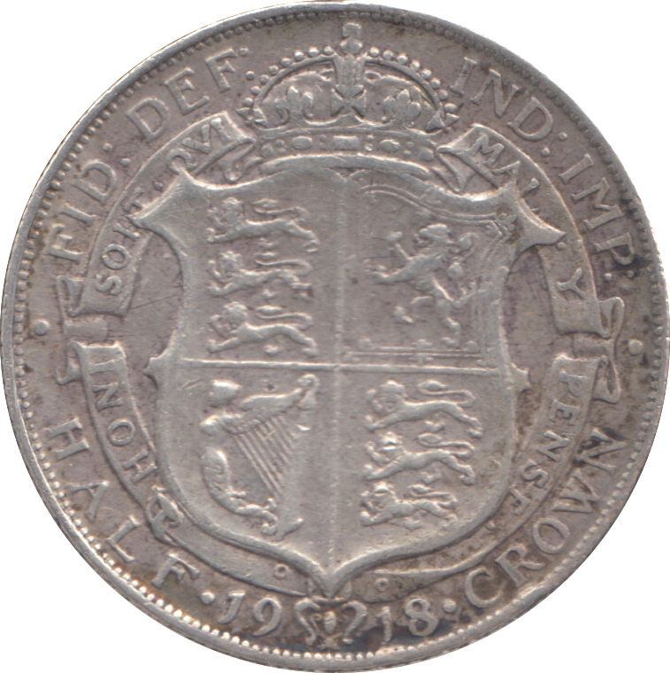 1918 HALFCROWN ( GF )