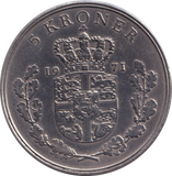 1971 5 KRONER DENMARK