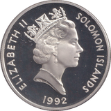 1992 SILVER PROOF TEN DOLLARS SOLOMON ISLANDS