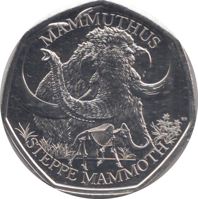 2024 FIFTY PENCE STEPPE MAMMOTH BU