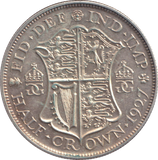 1927 HALFCROWN ( AUNC )