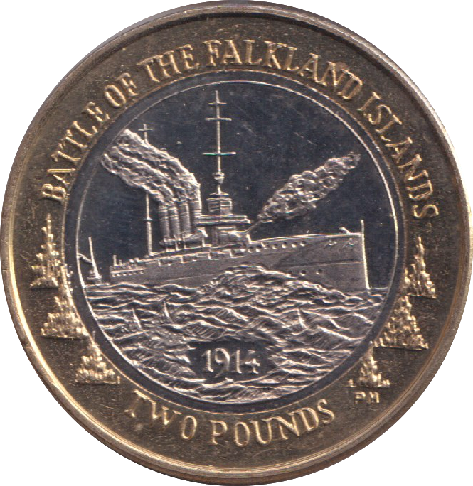 2014 TWO POUND BATTLE OF THE FALKLAND ISLANDS