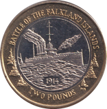 2014 TWO POUND BATTLE OF THE FALKLAND ISLANDS