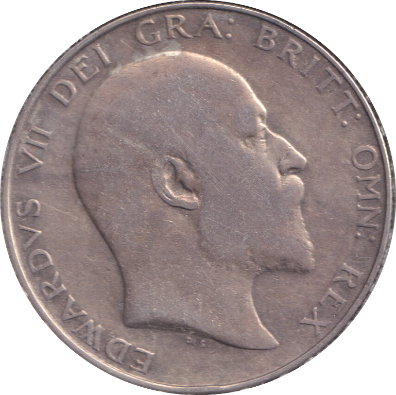 1908 HALFCROWN ( FINE )
