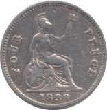 1836 FOUR PENCE ( GF )