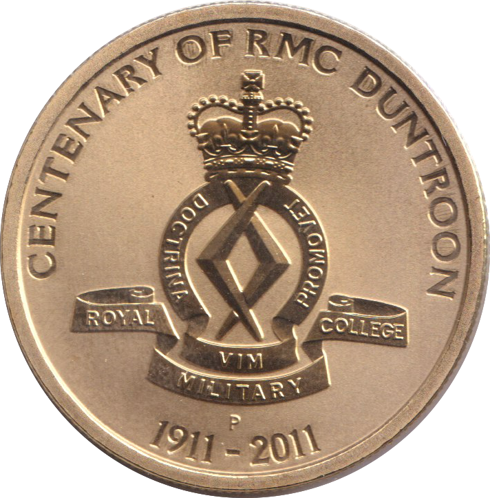 2011 CENTENARY OF RMC DUNTROON ONE DOLLAR AUSTRALIA REVERSE PROOF