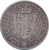 1895 HALFCROWN ( FINE )