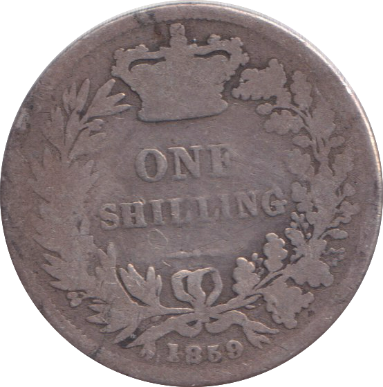 1859 SHILLING ( NF )