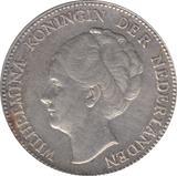 1939 SILVER 1 GUILDER NETHERLANDS