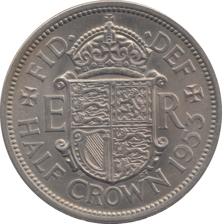 1953 HALFCROWN ( BU )