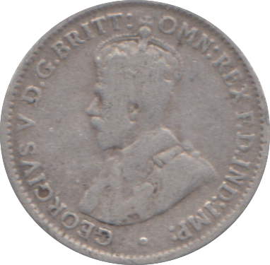 1911 SILVER THREE PENCE AUSTRALIA