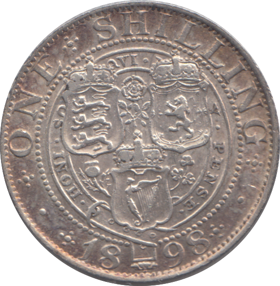 1898 SHILLING ( AUNC )