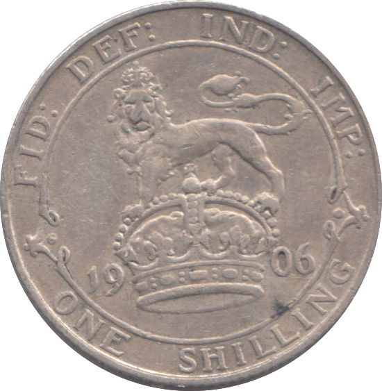 1906 SHILLING ( GVF )
