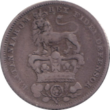 1828 SIXPENCE ( FINE )