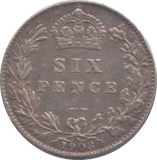 1903 SIXPENCE ( GF )
