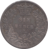1841 SIXPENCE ( NF )