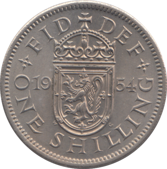 1954 SCOTTISH SHILLING ( UNC )