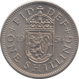 1954 SCOTTISH SHILLING ( UNC )