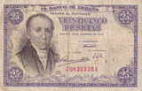 1946 25 PESTAS BANKNOTE SPAIN REF-1638