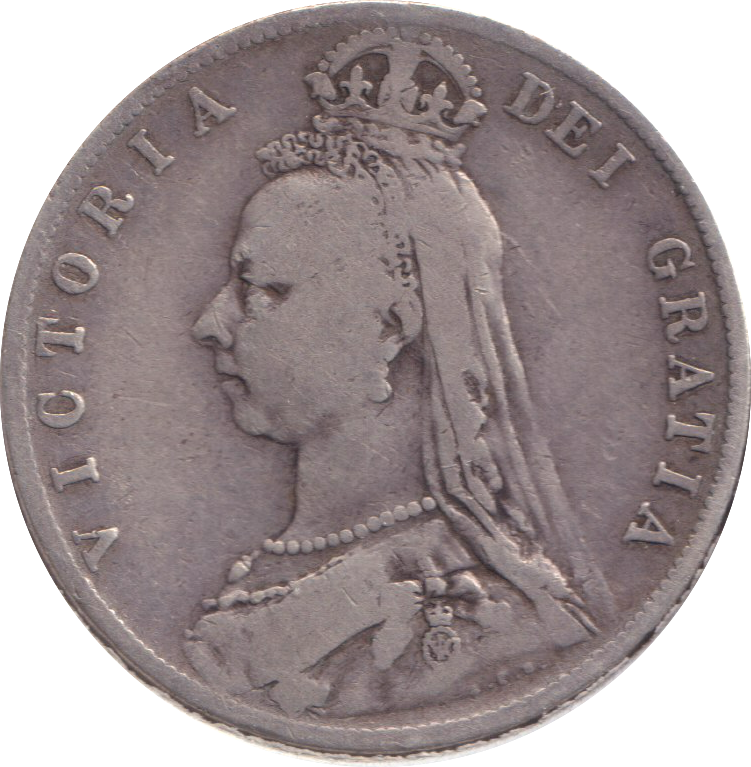 1892 HALFCROWN ( FINE )