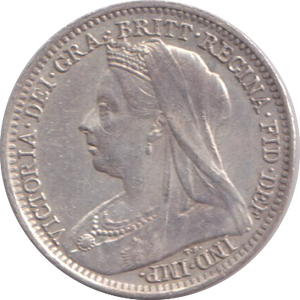 1901 THREEPENCE ( EF )