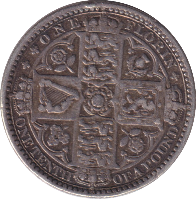 1849 FLORIN ( VF )