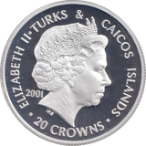 2001 SILVER PROOF 20 CROWN KING EDWARD I