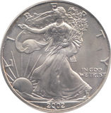 2002 AMERICAN EAGLE SILVER DOLLAR 1 OZ FINE SILVER USA