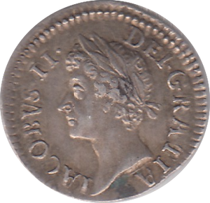 1687 MAUNDY TWOPENCE ( VF )