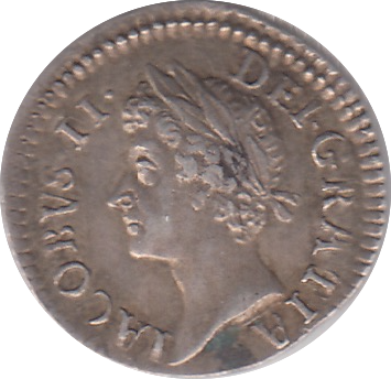 1687 MAUNDY TWOPENCE ( VF )