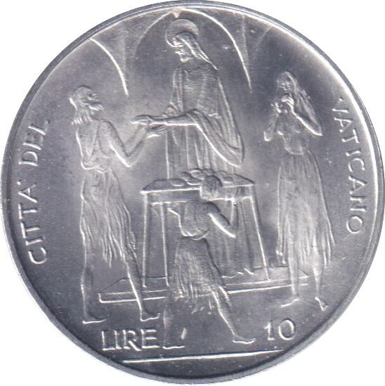 1968 10 LIRE VATICAN