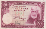 1951 50 PESTAS BANKNOTE SPAIN REF-1640