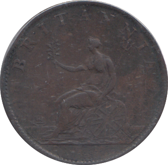 1807 HALFPENNY ( VF )