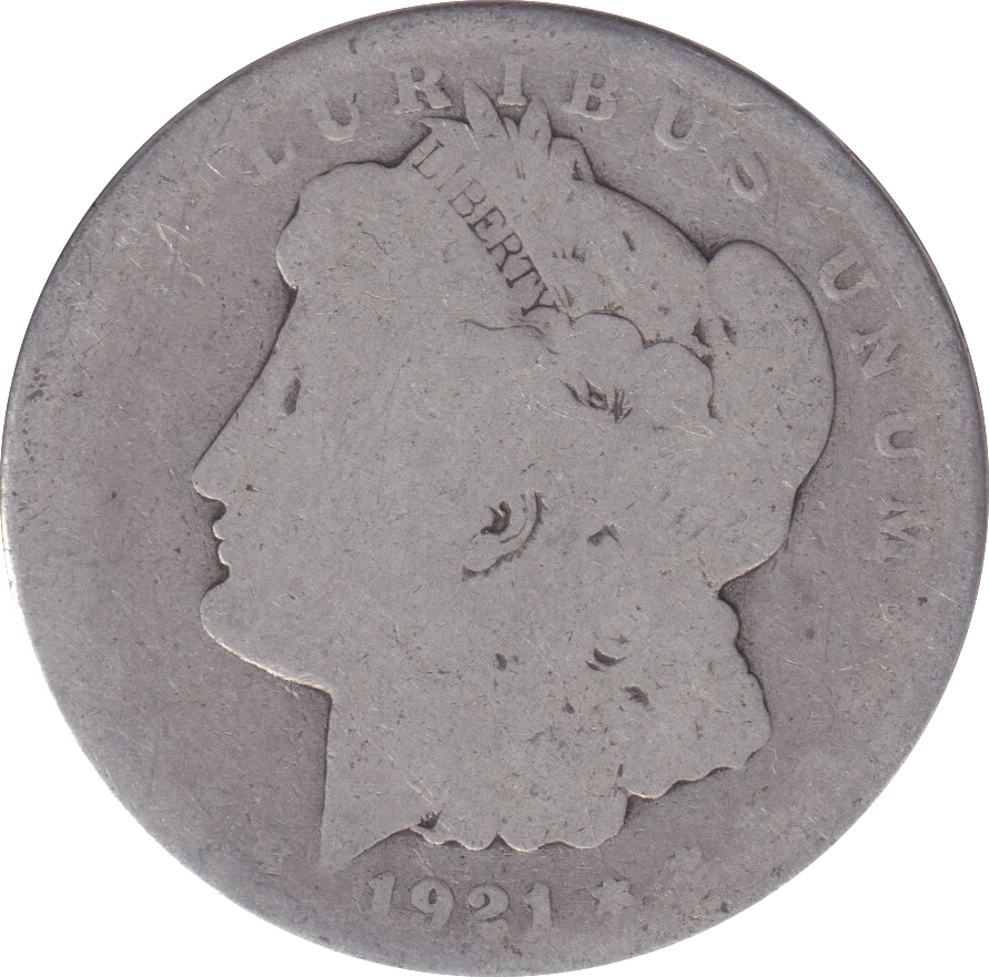 1921 SILVER MORGAN DOLLAR USA