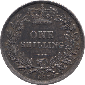 1872 SHILLING ( GVF ) DIE 67