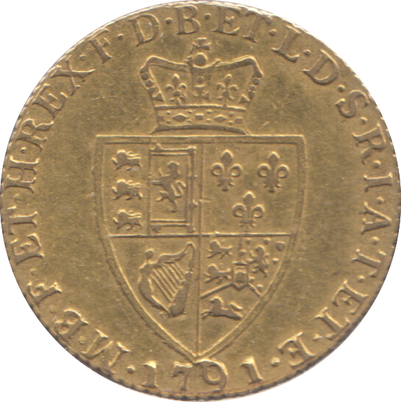 1791 GOLD ONE GUINEA ( GF )