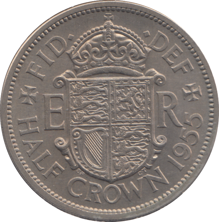 1955 HALFCROWN ( UNC )