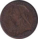 1899 FARTHING ( VF )