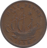 1938 HALFPENNY ( VF )