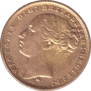 1880 GOLD SOVEREIGN ( GVF ) MELBOURNE MINT