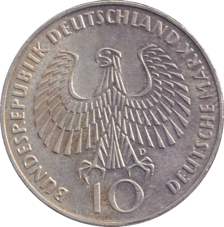 1972 10 MARK GERMANY
