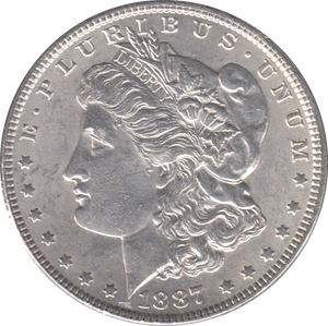1887 SILVER MORGAN DOLLAR USA PHILADELPHIA MINT