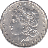 1887 SILVER MORGAN DOLLAR USA PHILADELPHIA MINT