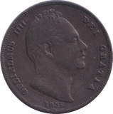 1836 FARTHING ( VF )