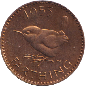 1953 FARTHING ( PROOF )