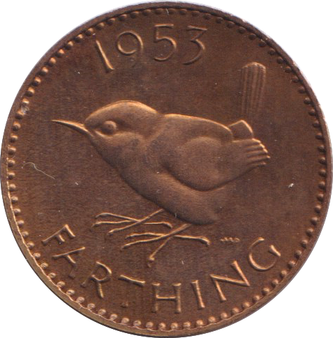 1953 FARTHING ( PROOF )
