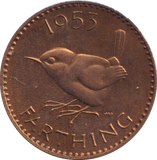1953 FARTHING ( PROOF )