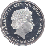 2022 SILVER PROOF ONE DOLLAR QUEEN ELIZABETH II PLATINUM JUBILEE