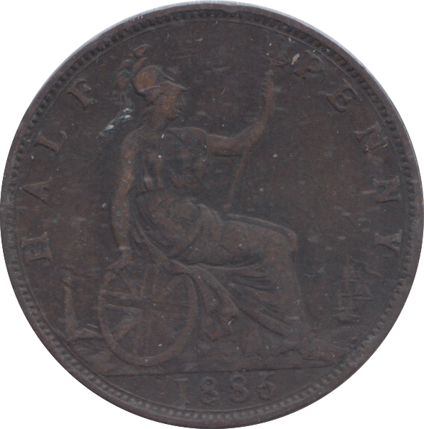 1886 HALFPENNY ( GF )